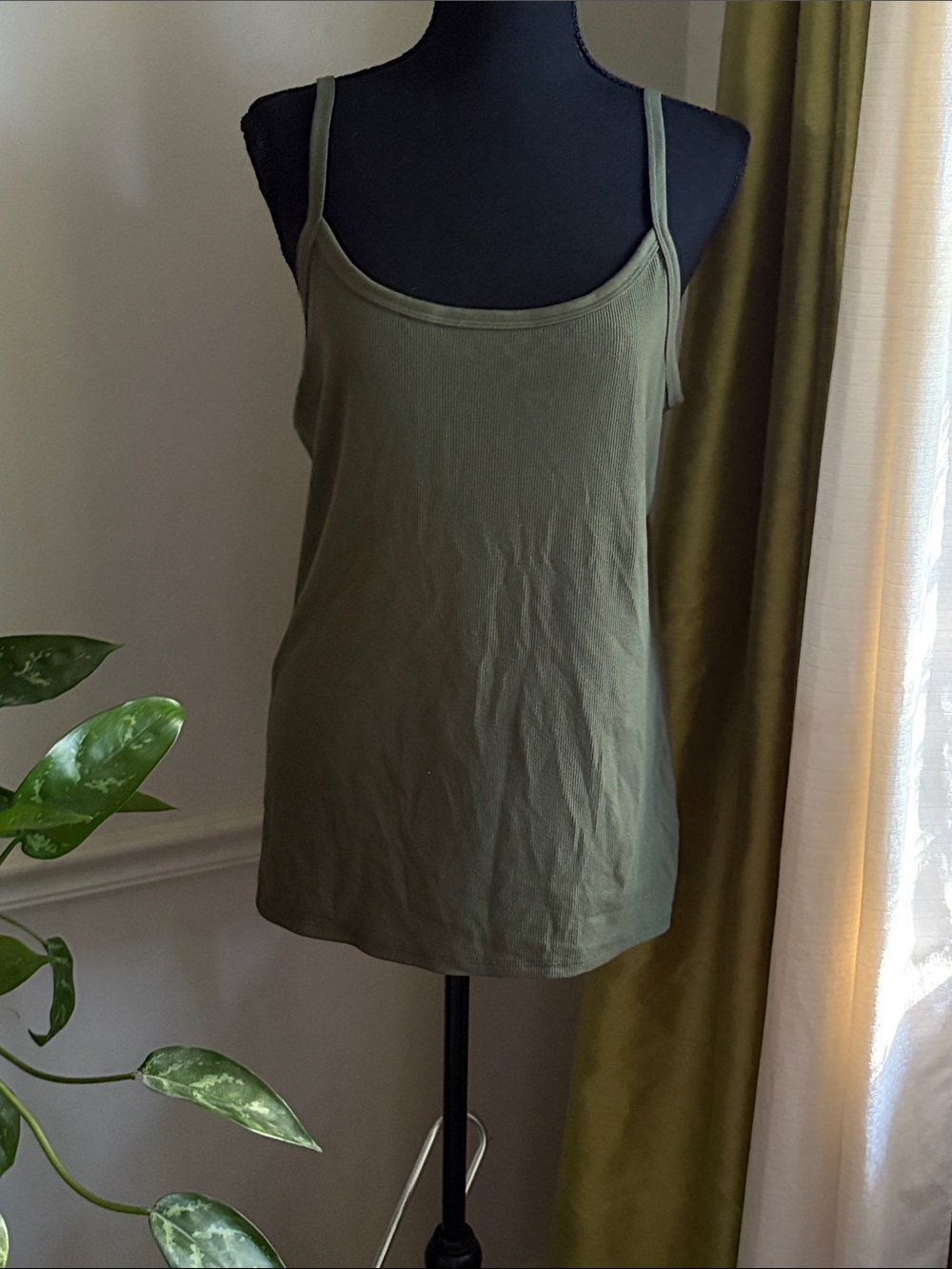 Plus size ribbed tank